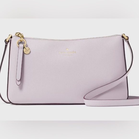 Kate Spade Ginnie Crossbody Bag Pale Amethyst Lilac Purse KK311 Tassel NWT